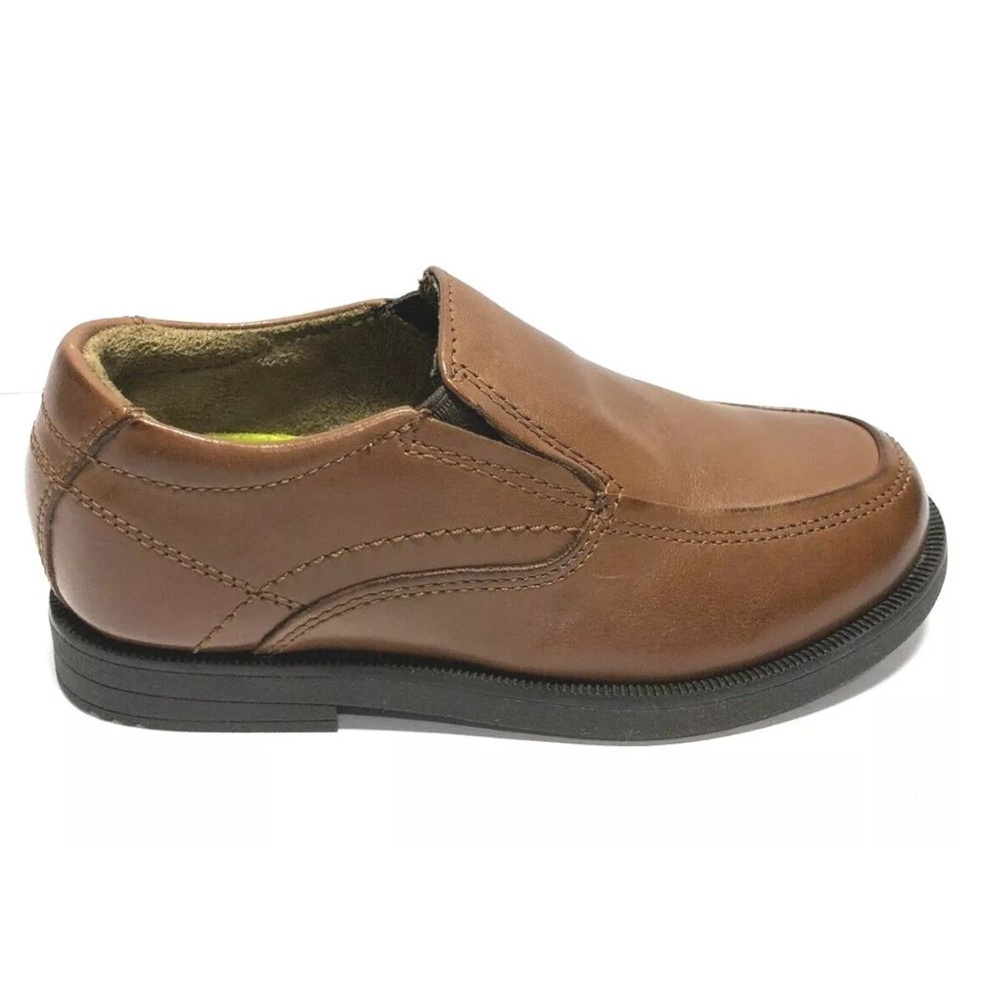 Florsheim Kids’ Midtown, Moc Slip-On Jr. Oxford Cognac, Boys’ Size 11M.